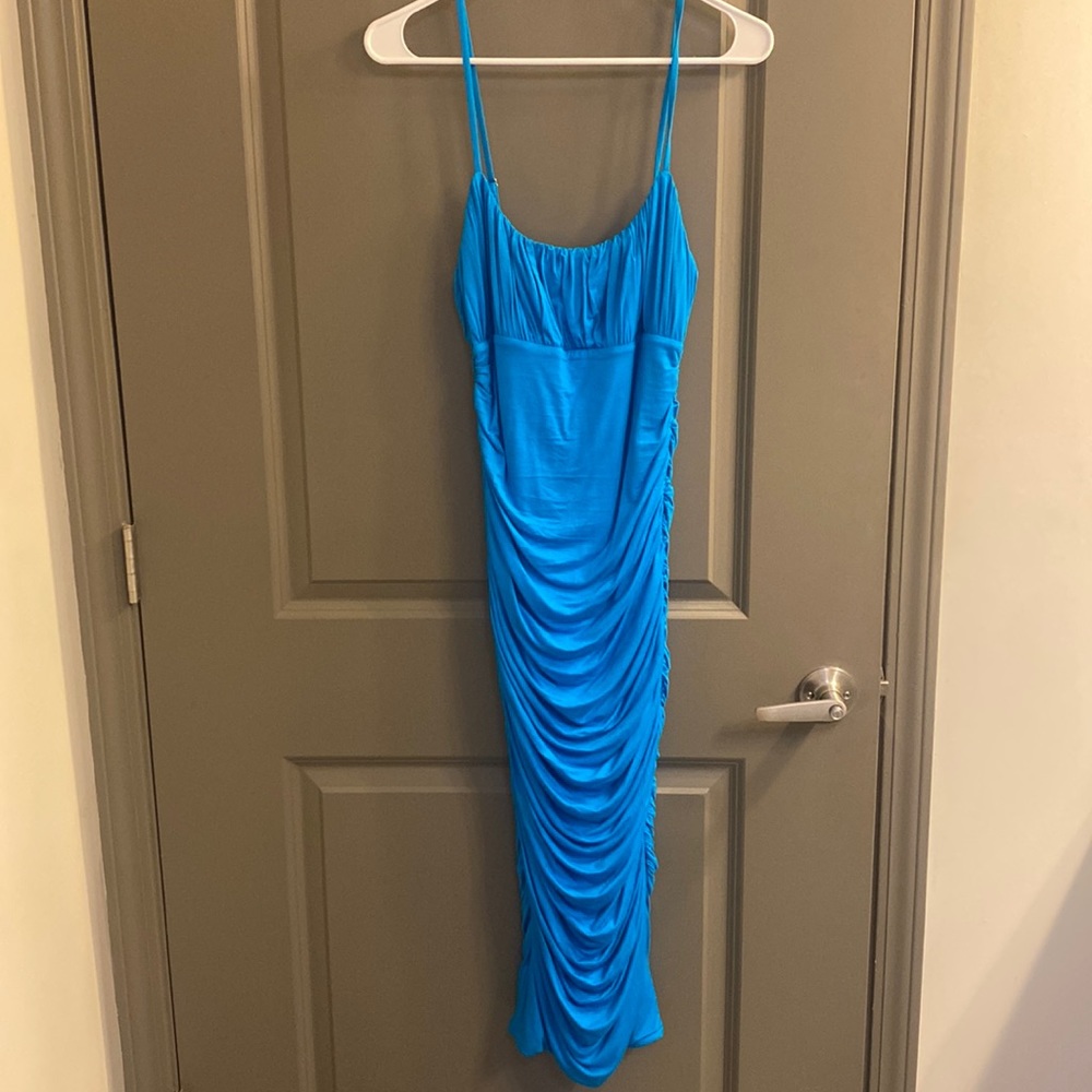 Lovers and Friends NWT Blue Midi dress